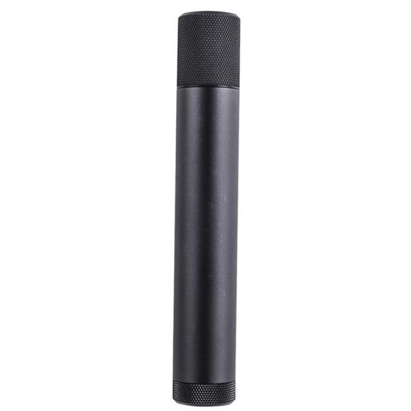 Ultimo Black Metal Portable Big Dry Herb Tobacco Preroll Sigaretta Fumo Staffa Portaoggetti Scatola portaoggetti Contenitore DHL Free