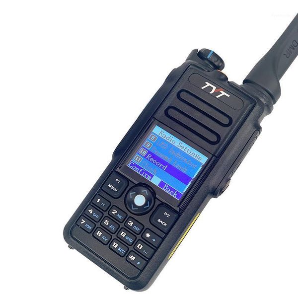 

tyt walkie talkie dmr md-2020 vhf uhf dual band ip67 waterproof tdma 5wadigital portable two way radio1