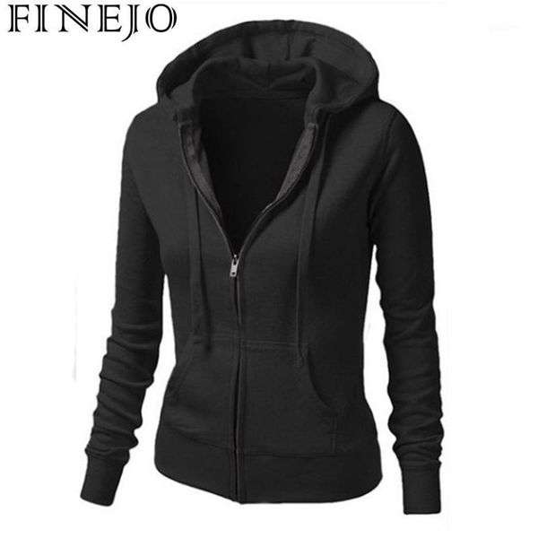 

new fashion women casual drawstring hooded solid hips length drawstring, zipper closure type pocket outwear1, Black;brown