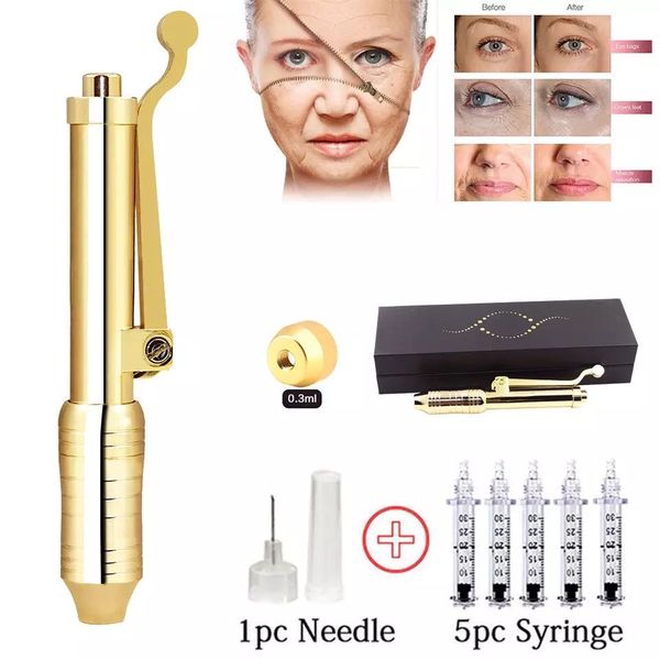 

hyaluron pen 24k gold no-needle meso injection for lip lifting& anti wrinkle lip injector mesotherapy beauty skin care device