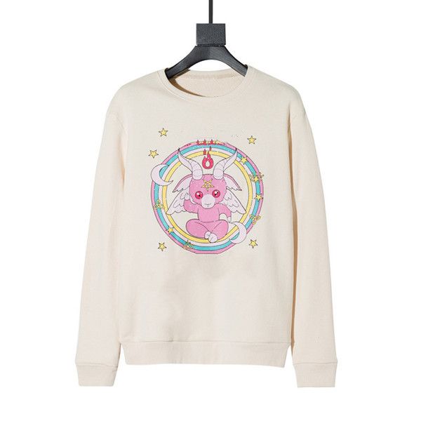 

356.women hoodies cartoon cow printd winter coat casual sweatshirts long sleeve pullover hoodie loose, Black