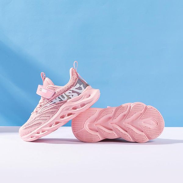 

девушка спортивная обувь детская школа обувь обувь летняя сетка плоская обувь детские кроссовки zapatillas ребенок 13 детская мягкая обувь b, Black