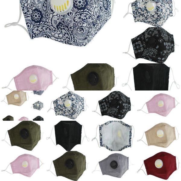 

2020 new masks mask washable anti-dust reusable pm2.5 valve protective cotton face ma 6pu8 6ofx