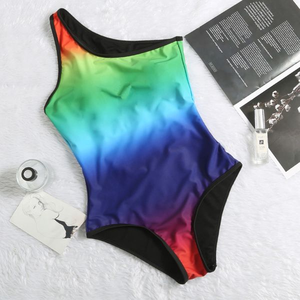 

colorful designer swimsuits one-piece push up padded women's bikini outdoor bandage beach swimsuit indoor bathing wear ing