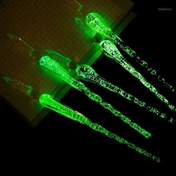 

fountain pens drop ship&wholesale luminous glass dip pen signature ink business gift office supplies calligraphy nov.81