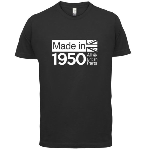 

1950 british parts 66th birthday mens t shirt gift present short sleeves o neck t shirt tshirt homme sport hooded sweatshirt hoodie