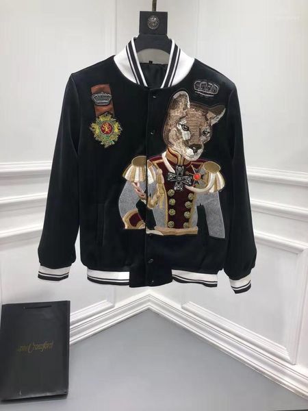 

wrd11276bh new arrival men's coats & jackets 2018 runway luxury design europe brands casual style men's clothing1, Black;brown