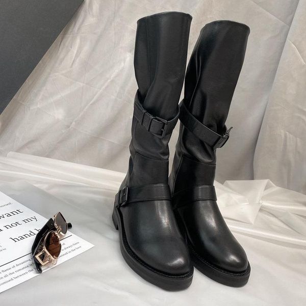 

boots bololia women wedge black long luxury shoes designers soft genuine leather female fashion