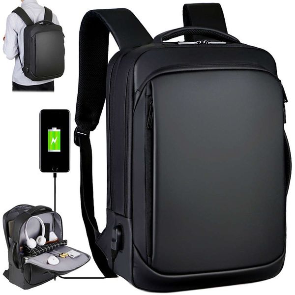 

men's multifunctional usb 15.6-inch comter waterproof bus school