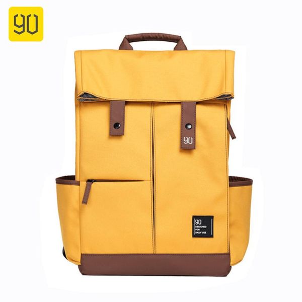 

90fun college lapcasual backpack large capacity ipx4 waterproof knapsack fashion 14/15.6 inch computer school bag