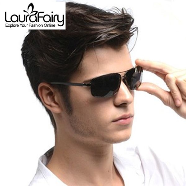 

sunglasses laura fairy classic style polarized and uv400 men sun glasses color-blocked day night vision for gafas de sol, White;black