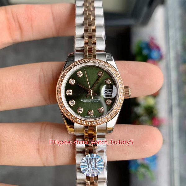 

10 style wf maker ladies 28mm datejust 279135 279160 president cal.2671 movement automatic women's watch watches, Slivery;brown