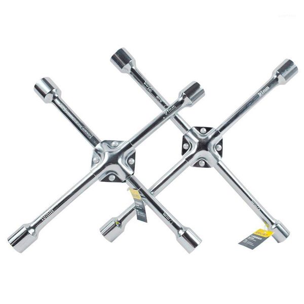 

deli universal socket wrench cross wrench 4 way car repair tools tyre remover mounting spanner chromium-vanadium steel1