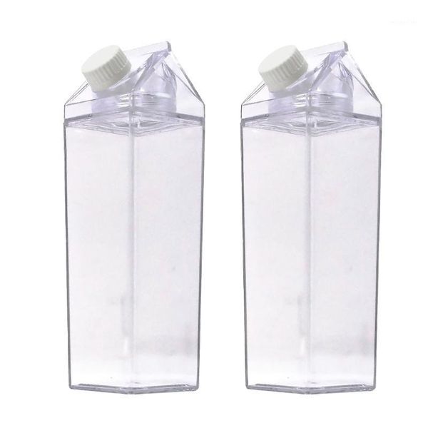 

storage bottles & jars 2pc kitchen leakproof transparent milk water bottle drinkware outdoor climbing tour camping children men bottles1