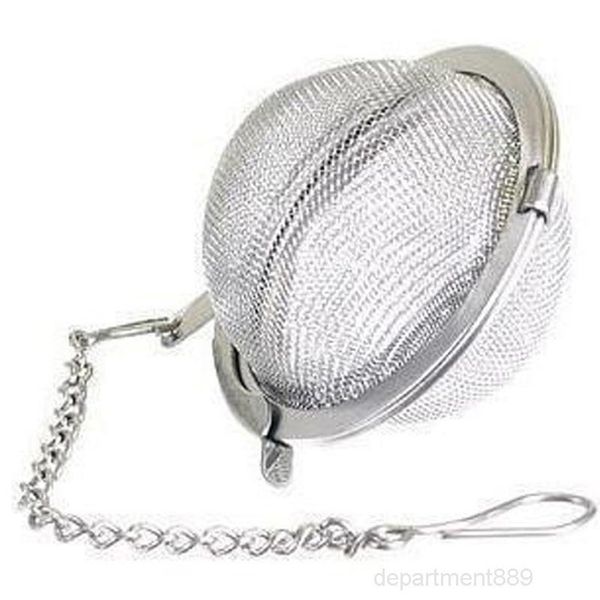 

creative stainless steel sphere mesh tea brewing device ball strainer infuser filter diffuser strainers kitchen tool owb1971