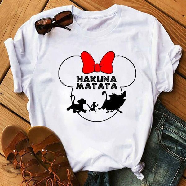 

funny t shirt cute ear print women tshirt harajuku kawaii fashion t-shirt summer cartoon tshirt vintage tee female t shirt, White
