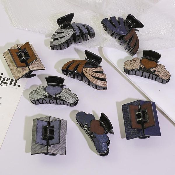 

hair accessories women girls claw clamps plastic crab hairpin vintage casual female clip