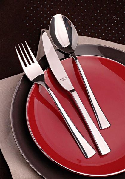 

kiliclar cesme dinnerware set 24 pcs stainless steel tableware cutlery set vintage quality knife fork dining dinner