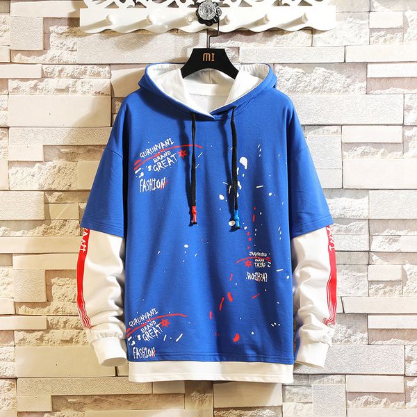 

2021 new autumn spring hooded sweatshirt of black hip hop men white sweater streetwear fashion clothes oversize m-5xl omtc
