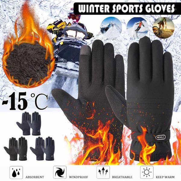

-15 degree winter warm thermal gloves ski snow snowboard gloves cycling touchscreen waterproof winter for men women1