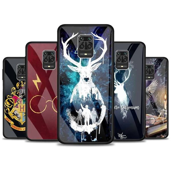 

phone case for xiaomi redmi note 9s 8t 7 8 9 9a 9c 9i 8a k20 k30 pro tempered glass cover shell potter always hogwarts