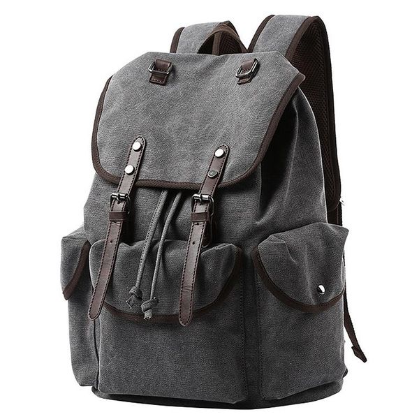 

retro backpack 15 inch lapmen's trend school student school bags casual simple travel tackpack women's bags