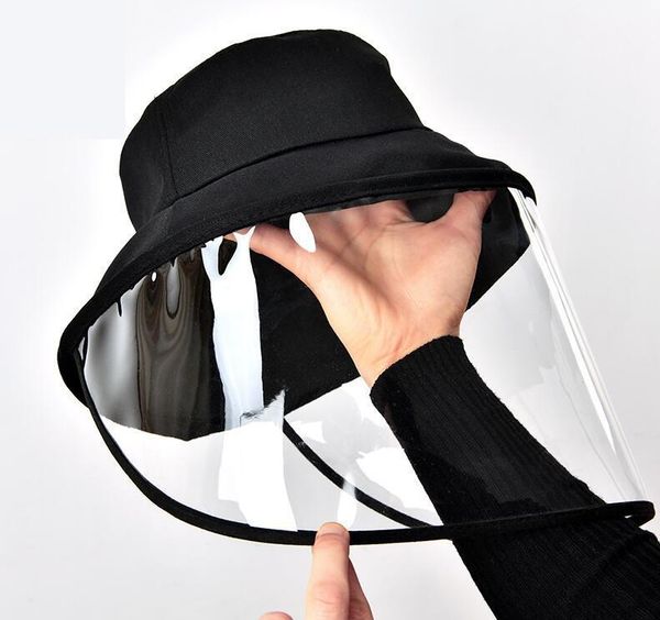 

bucket hat face shield adjustable full face cover isolation protective mask baseball cap prevent droplets prote sqcxkk new_dhbest