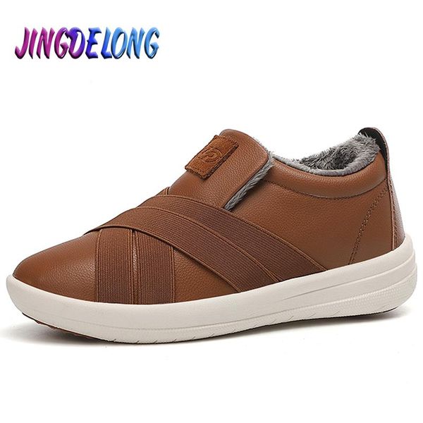 

new women's boots plush warm women's snow boots waterproof platform outdoor sneakers zapatillas mujer, Black