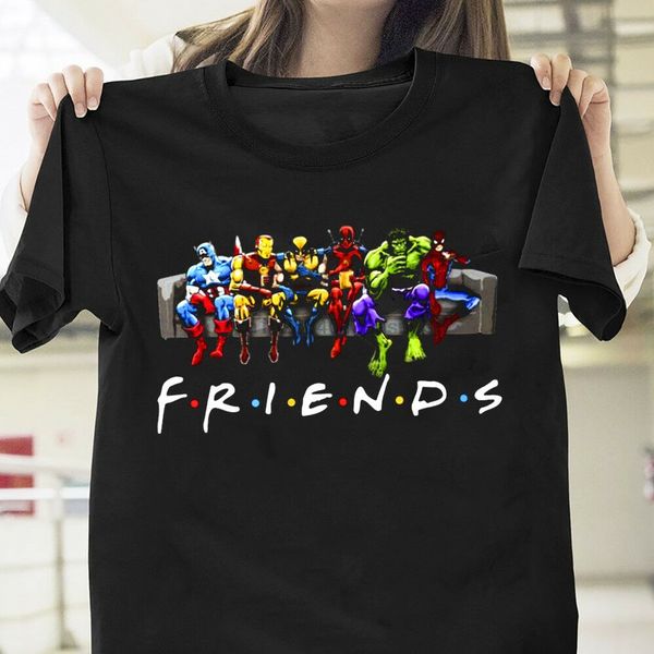

2020 new men friends superheroes black men cotton hoodie designers t shirts sweatshirt