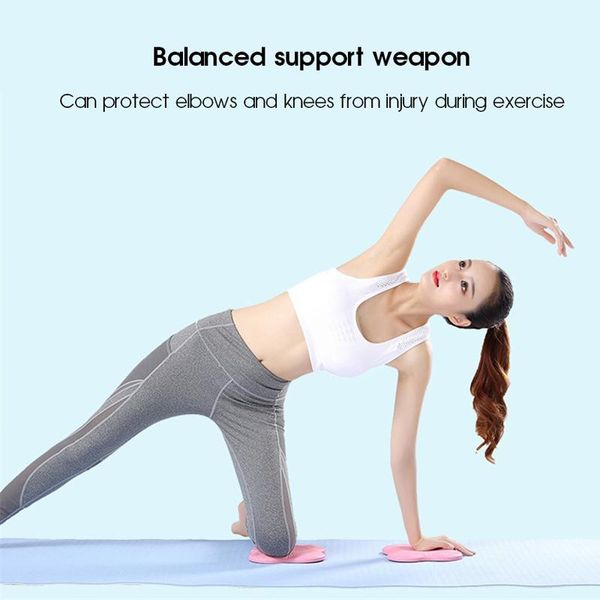 

портативный малый круглый наколенники йога маты фитнес спорт колодки non скольжению pu защитные pad подушка тренажеры фитнес маты wmtlwc hwj