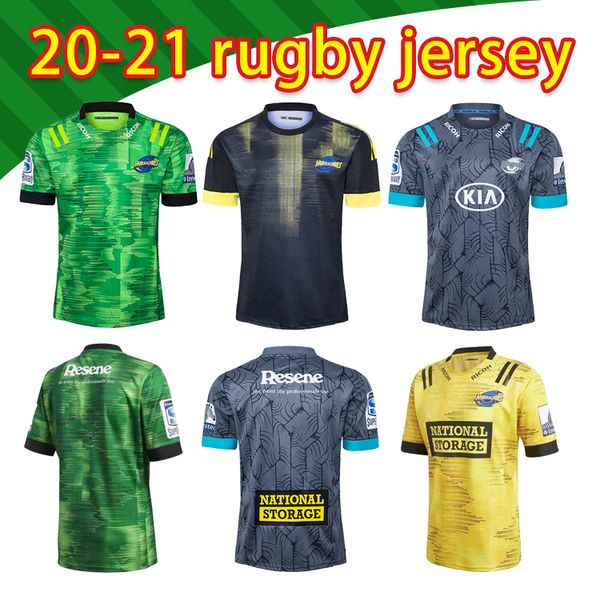 

2021 new rugby jersey hurricane home away rugby league team clown edinburgh t-shirt retro single rugby jersey, Black;gray