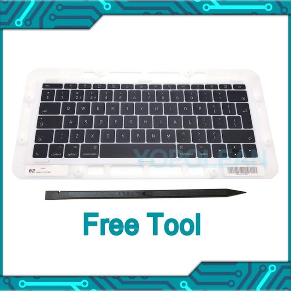 

new uk keyboard keycaps for pro retina 13" a1708 key cap late 2020 mid 2020