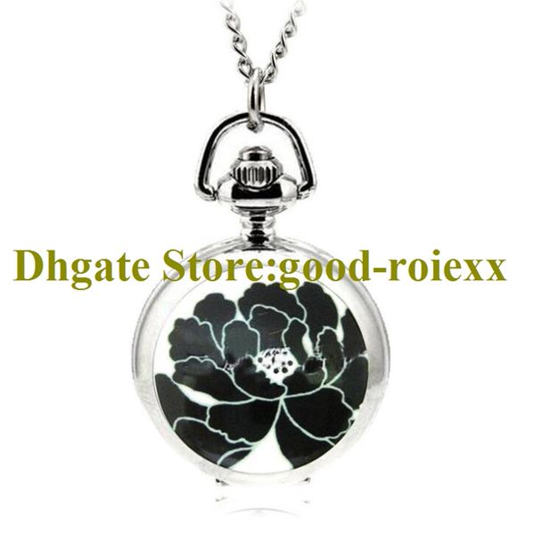 Gift Prachtige Emaille Dames Zakhorloge Ketting Accessoires Trui Keten Dames Hangende Horloges Heren Quartz AA00124