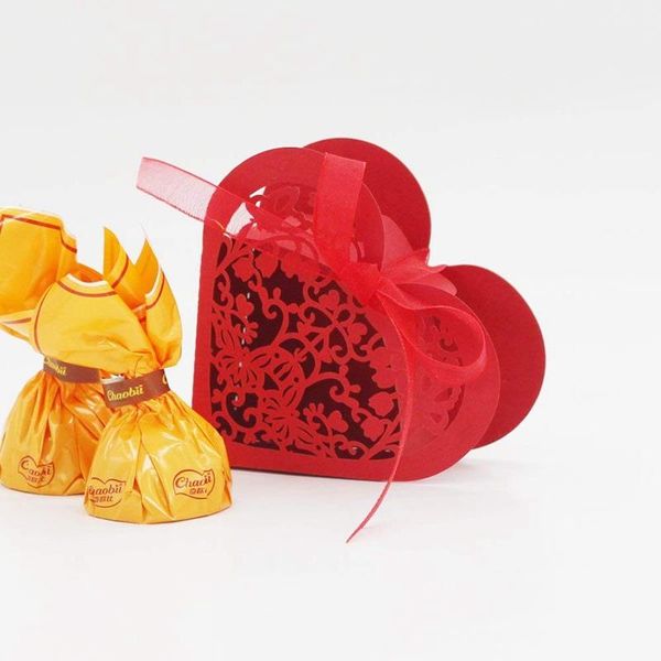 

gift wrap lot of 20 candy box heart paper for wedding party