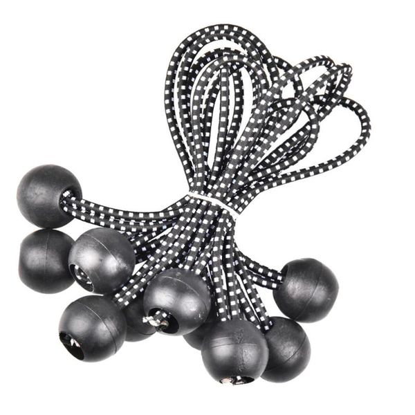 

10pcs ball bungee cords canopy ball bungee elastic rope for camping tent