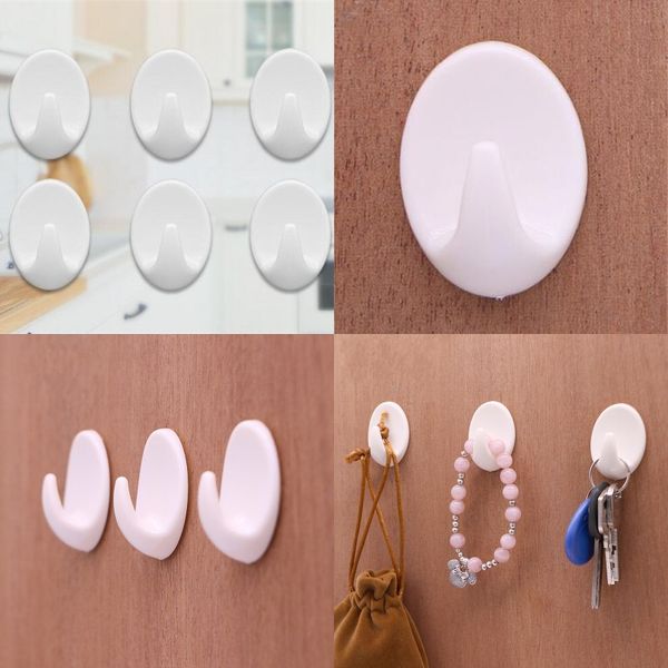 

plastics strength sticking hooks home furnishing daily necessities hook reusable selling with white color 0 18qy j1