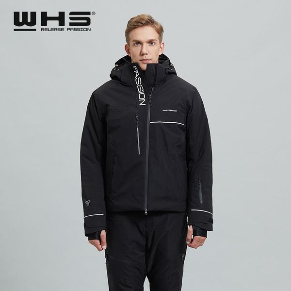 

whs new men's ski jacket warm coat jacket