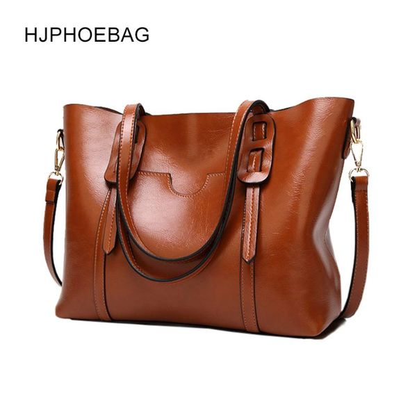 

hjphoebag large capacity women bags shoulder tote bags bolsos women messenger famous designers leather handbags yc009