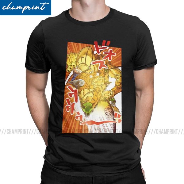 

men's jojos bizarre adventure part 5 ga leisure tees short sleeve jjba ga round neck 6xl sport hooded sweatshirt hoodie men t shirt
