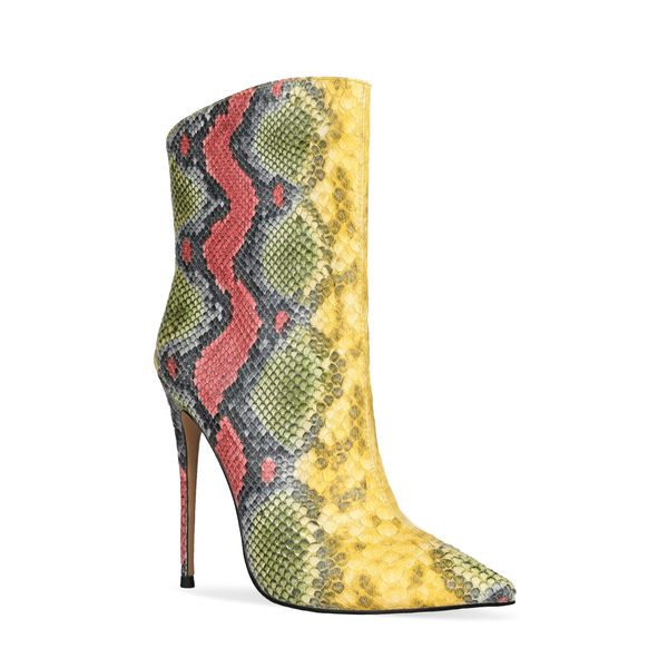 

women woman 2021 hand pattern special fabric snake heels online shoes rain boots dbpx, Black