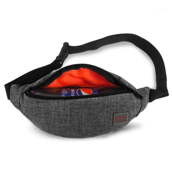 

men vintage canvas waist pack fashion durable money belt bags women solid leisure leg bag pouch waterproof beach bag1
