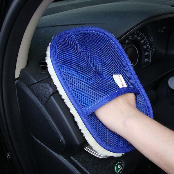 

mling 24x15cm car styling wool soft car washing gloves cleaning brush motorcycle washer care products dropshipping h wmtqtn