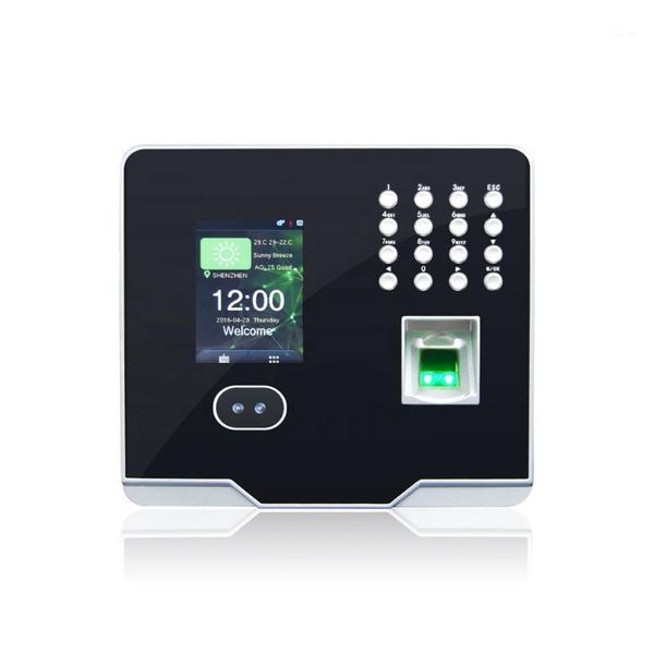 

fingerprint access control touchless facial recognition time attendance recorder and with temperature module option1
