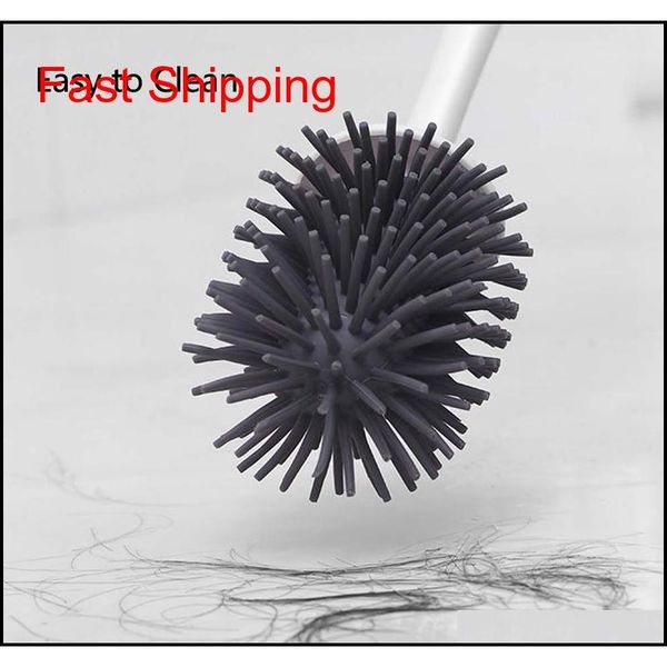 

tpr sile with holder handle soft bristles bathroom cleaning set wall mounted floor standi qyllxy packing2010
