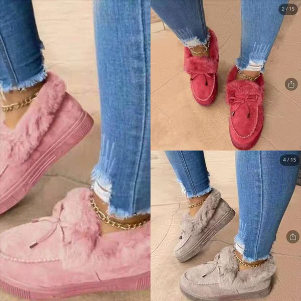 

dt8wf women snow boots house indoor striped soft home japanese-style home cotton mop cotton yarn slippers silent shoes plus velvet wood, Black