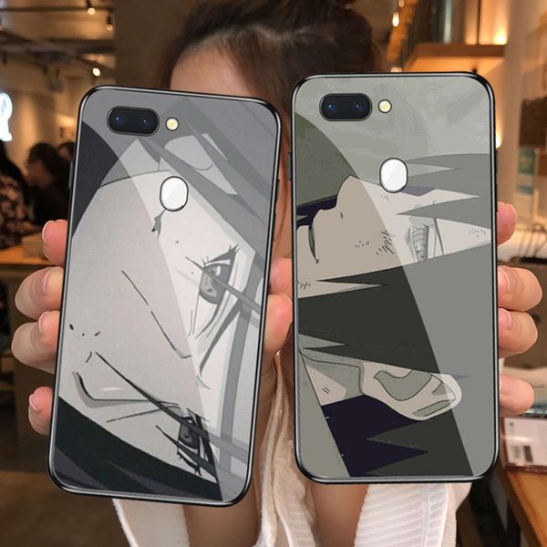 

bgrfnaruto weasel god men's oppor9s / r11s / r15 dream silicone mirror glass mobile phone caseswza
