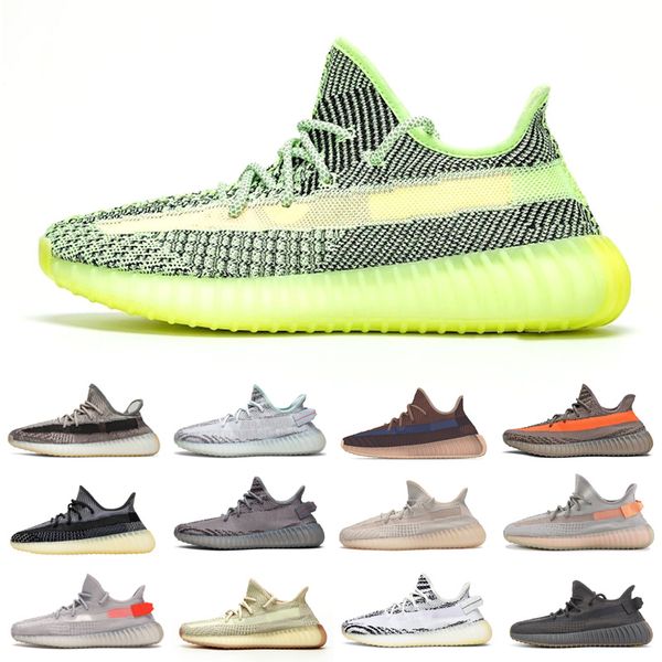 

womens mens running shoes yeezreel blue tint static reflecti marsh women men new arrival sneakers trainers sports shoes size 36-47
