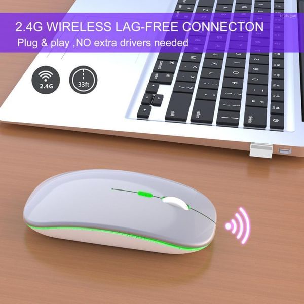 

mice wireless mouse bluetooth computer ergonomic silent mause rechargeable luminous optical for pc lap