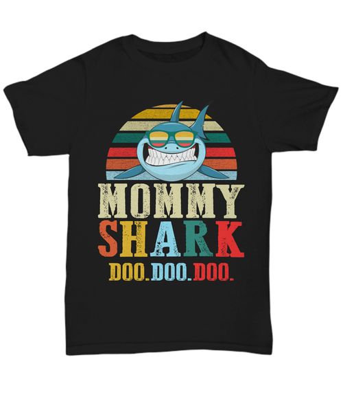 

mommy shark doo doo t-shirt funny mom gift tee mothers day for women pure cotton tee shirt sport hooded sweatshirt hoodie