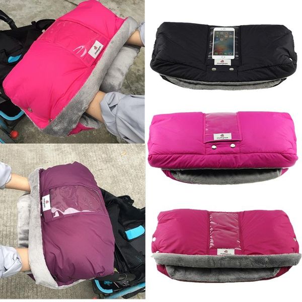 

stroller parts & accessories baby gloves pushchair muff windproof waterproof for buggy hand children cart cover